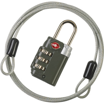 Smooth Trip TSA Accepted Combination Cable Lock