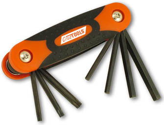 Folding Hex/Star Key Set for Harley-Davidson by CruzTOOLS