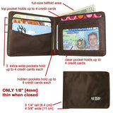 Big Skinny Multi-Pocket Bi-Fold Wallet